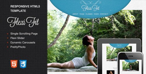 ThemeForest - FlexiFit - One Page Scrolling Responsive Template