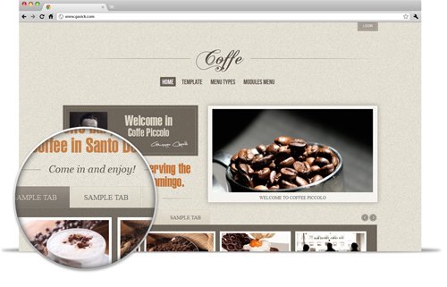 Gavik - GK Coffe v2.11 Food and Restaurant Template For Joomla 2.5
