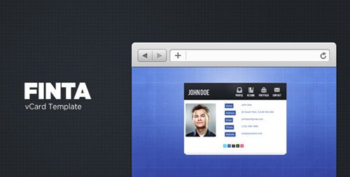 ThemeForest - Finta vCard Template - RIP