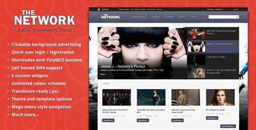 ThemeForest - The Network v1.3.6 - Magazine WordPress Theme