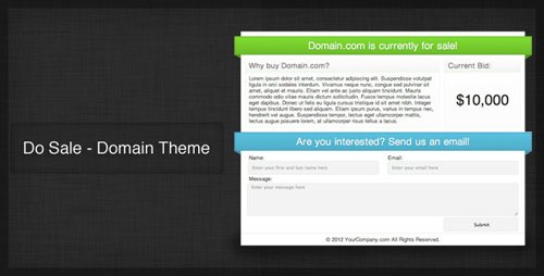 ThemeForest - Do Sale - Domain Theme - RIP