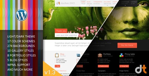 ThemeForest - Duotive 2WO v1.34 - All in One Wordpress Theme