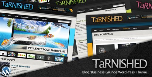 ThemeForest - Tarnished v1.0.5: Blog/Business Grunge WordPress Theme