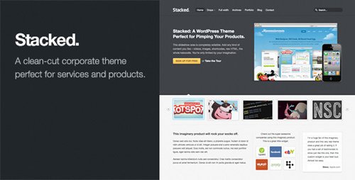 ThemeForest - Stacked v1.1 - Business & Portfolio WordPress Theme