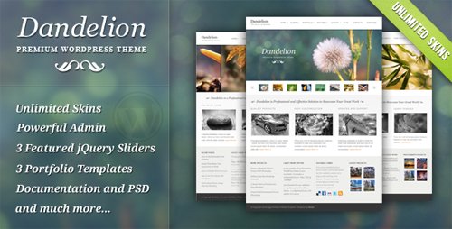ThemeForest - Dandelion v2.7.0 - Powerful Elegant WordPress Theme