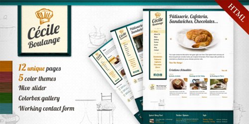 ThemeForest - Cecile Boulange HTML - Bakery, Restaurant, Cafe