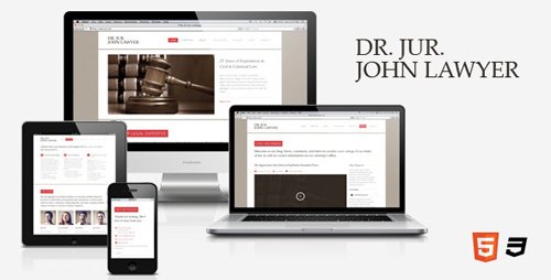 ThemeForest - Dr. Lawyer - Responsive HTML5 One-Page Template