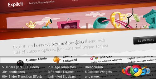 ThemeForest - Explicit - Business, Blog, Portfolio WP Theme