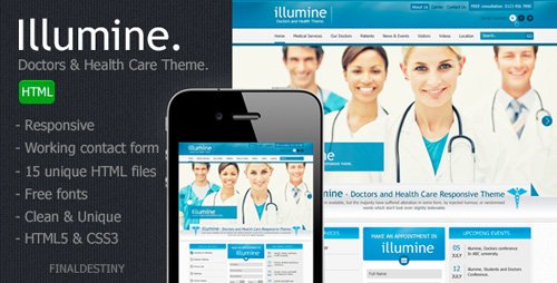 ThemeForest - Illumine - Doctors & Health Care HTML template