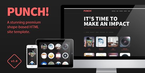 ThemeForest - Punch - Responsive Portfolio HTML Site Template