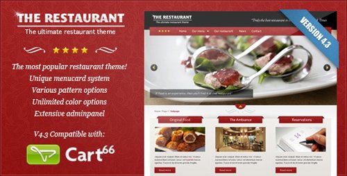 ThemeForest -The Restaurant 4.2 - WP Premium Theme
