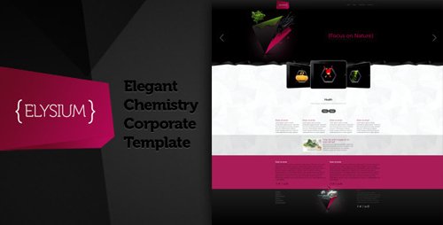 ThemeForest - Elysium -Elegant Chemistry Corporate Theme