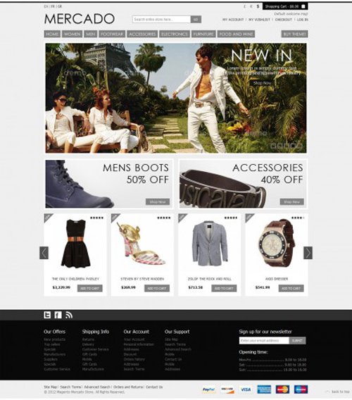 8Theme - Mercado - Magento Template