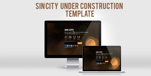 ThemeForest - SinCity - Coming Soon Page