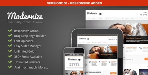 ThemeForest - Modernize v2.07 - Flexibility of WordPress Theme