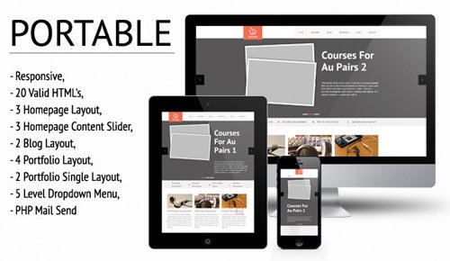 ThemeForest - Portable - Responsive HTML/CSS Template