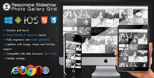 CodeCanyon - Responsive HTML5 Slideshow Photo Gallery Grid