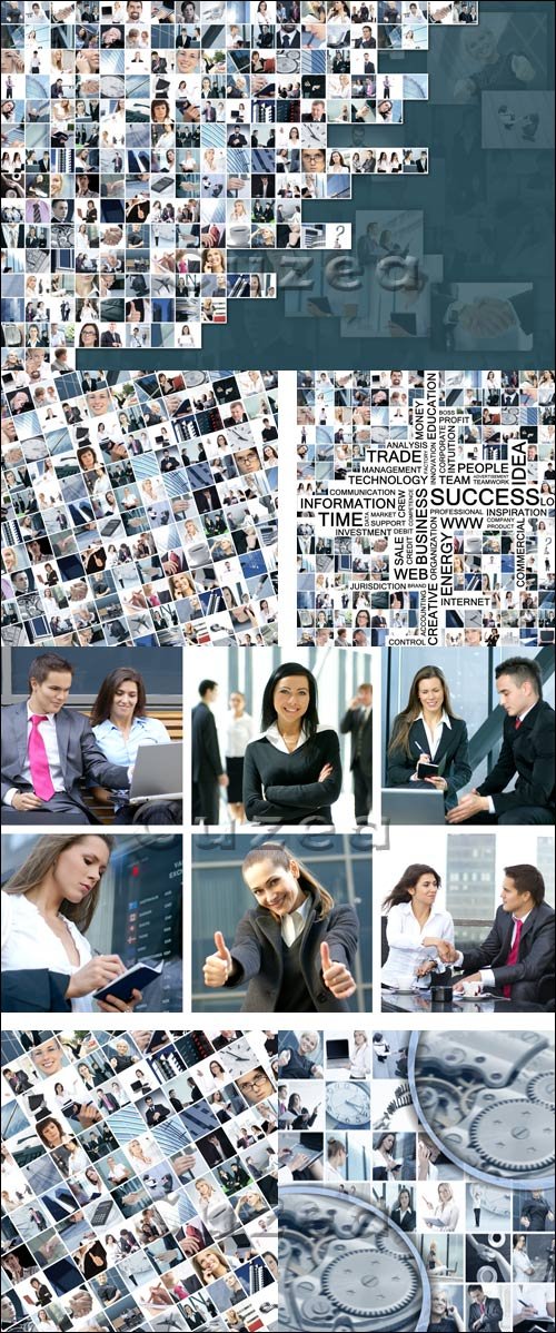 Stock photo -   /  Business people mega