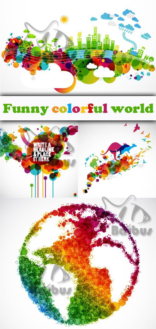 Funny colorful world /   