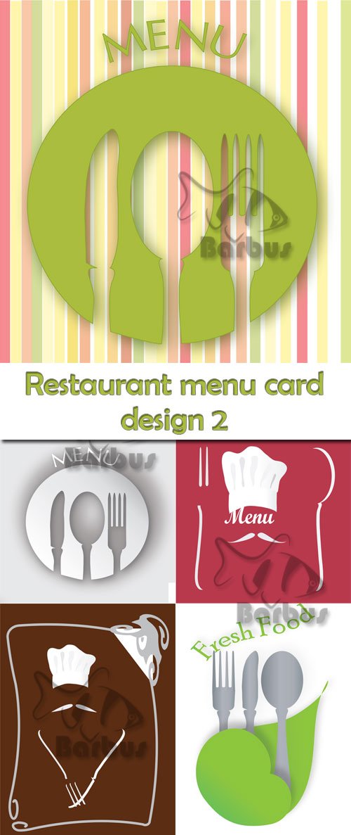 Restaurant menu card design 2 /    