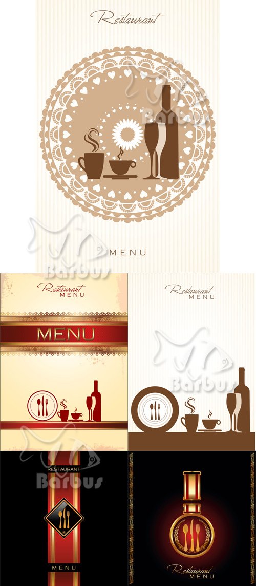 Strict covers for the restaurant menu /     