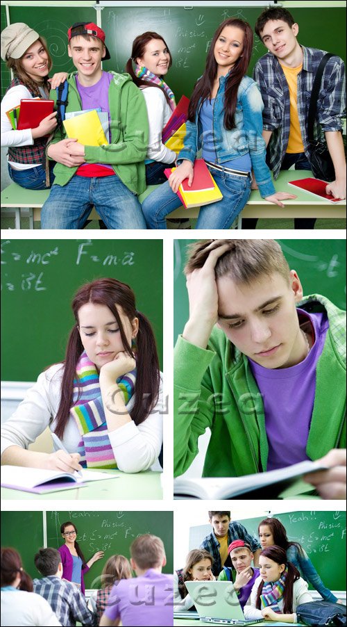   / Students with books - Stock photo