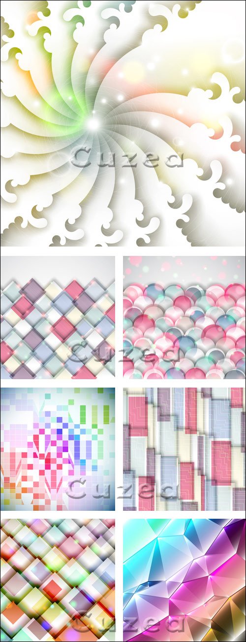      / Shine abstract backgrounds in vector