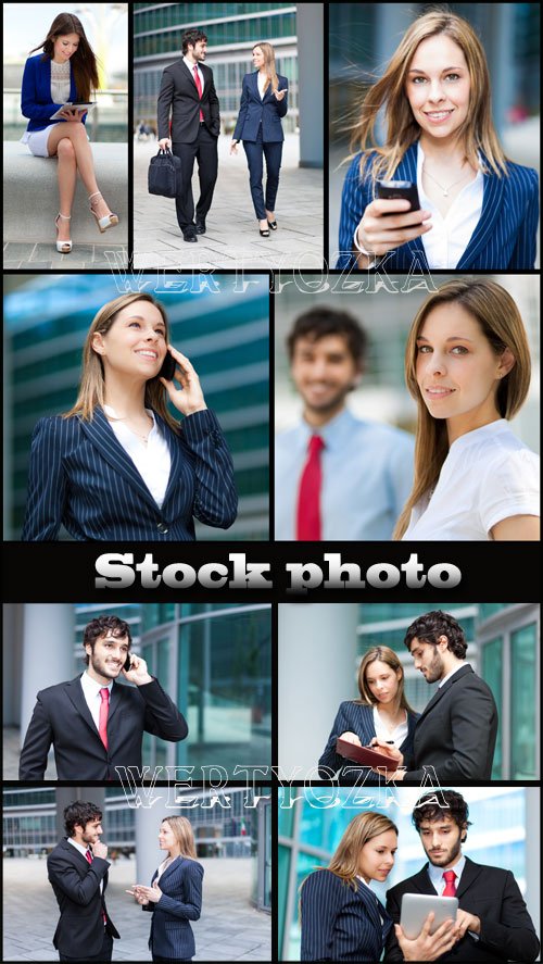   / Business people - Raster clipart