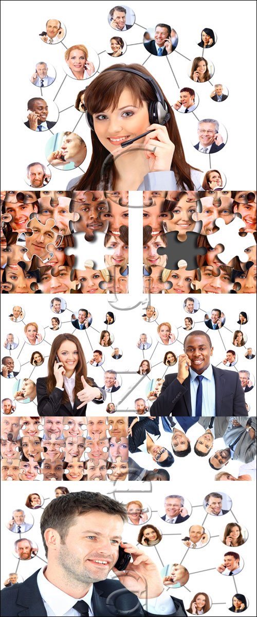  / People from call center - stock photo