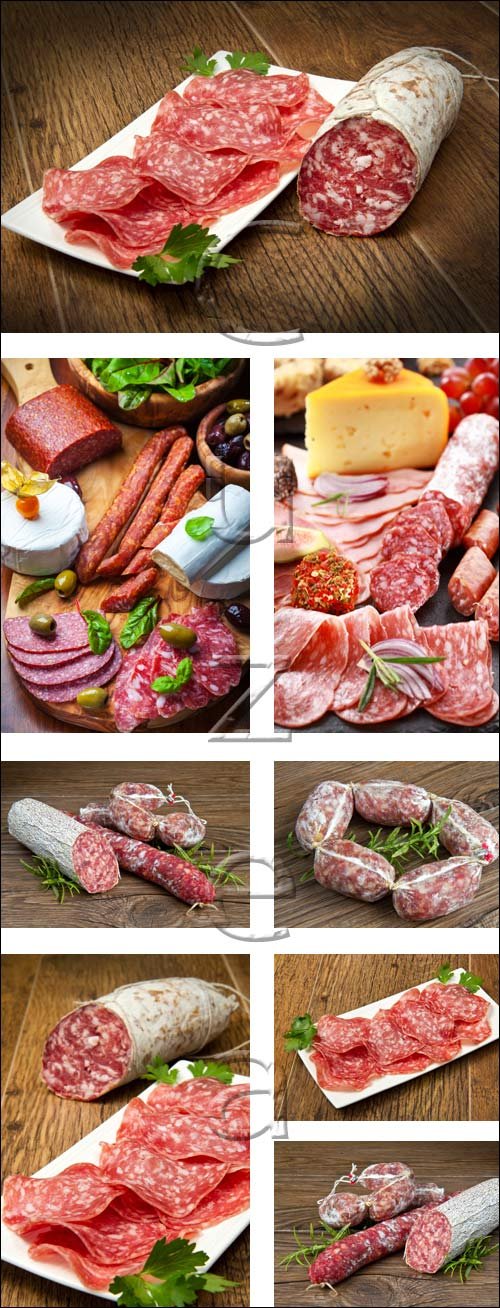   , 4 / Meat and sausage, 4 - stock photo