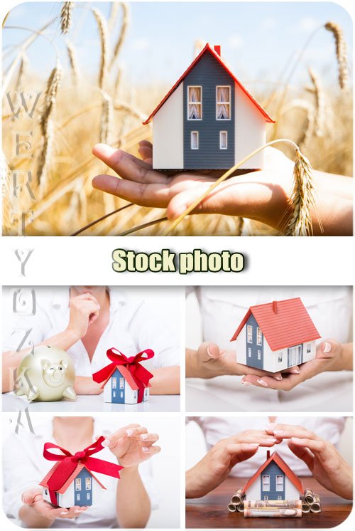  / Buying a home - raster clipart