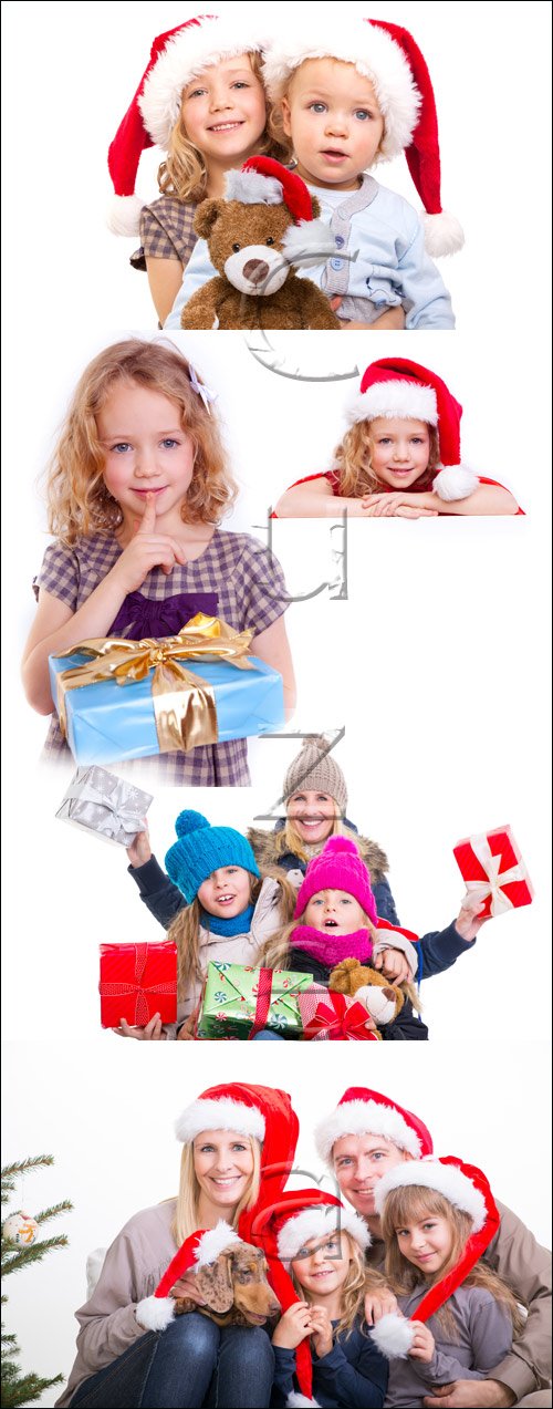 Children on christmas holidays - stock photo