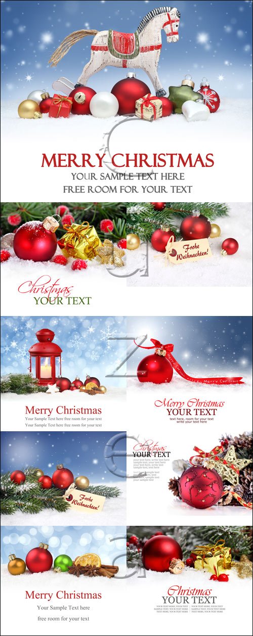 Merry christmas backgrounds 2014 and place for text - strock photo