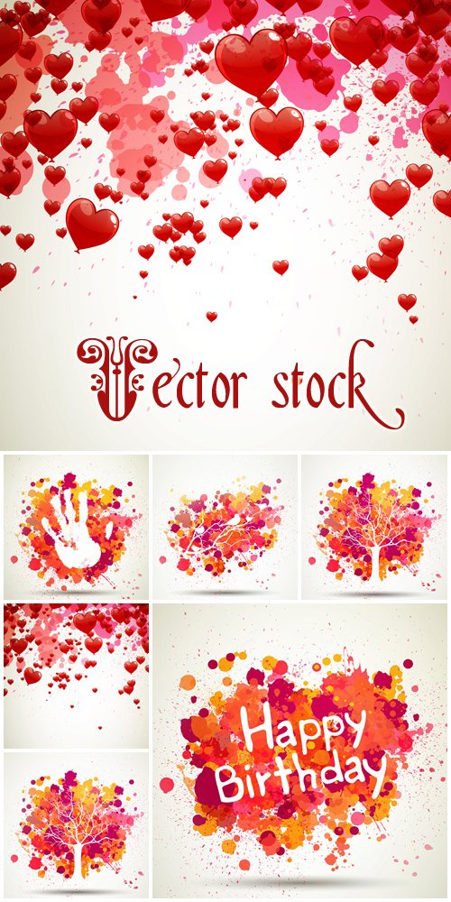 Abstract backgrounds for holiday, 24 - vector stock