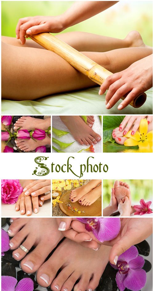 Relax massage - stock photo