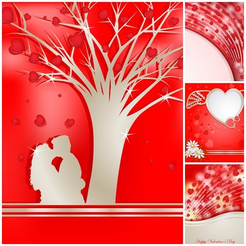 Vector collection for Valentines Day, 14 February, part 28