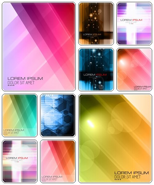 Abstract backgrounds, 20 - vector stock