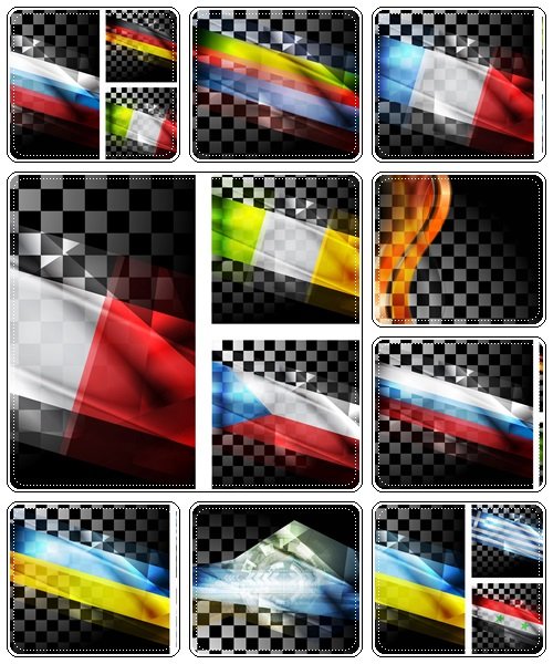 Abstract backgrounds, 20  - vector stock