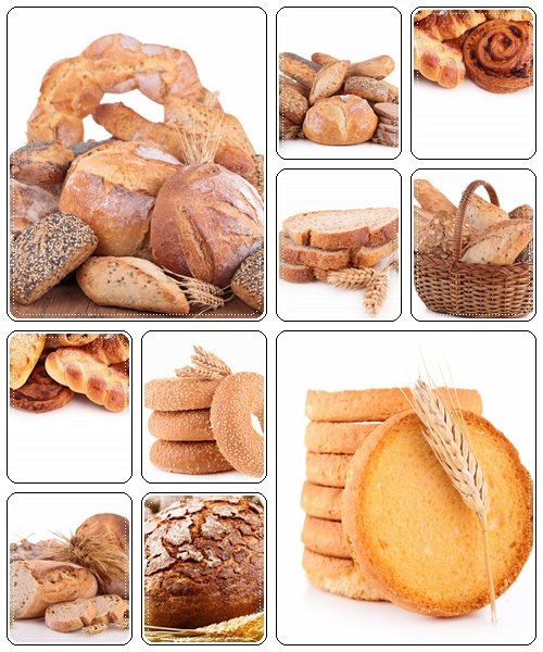 Wicker basket with baking products - stock photo