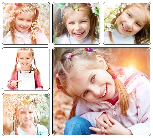 Young spring girl - stock photo