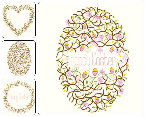 Easter vector collection, part 46  - vector stock