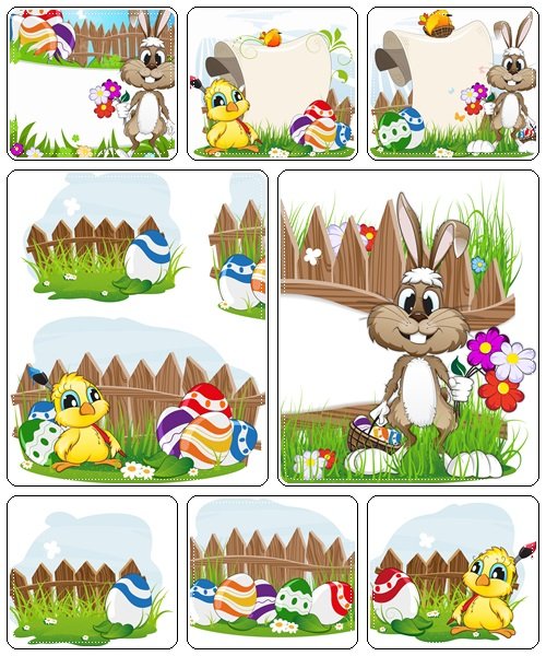 Easter vector collection, part 45  - vector stock