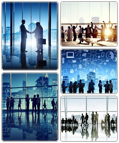 Group Of Business People - Stock Photo